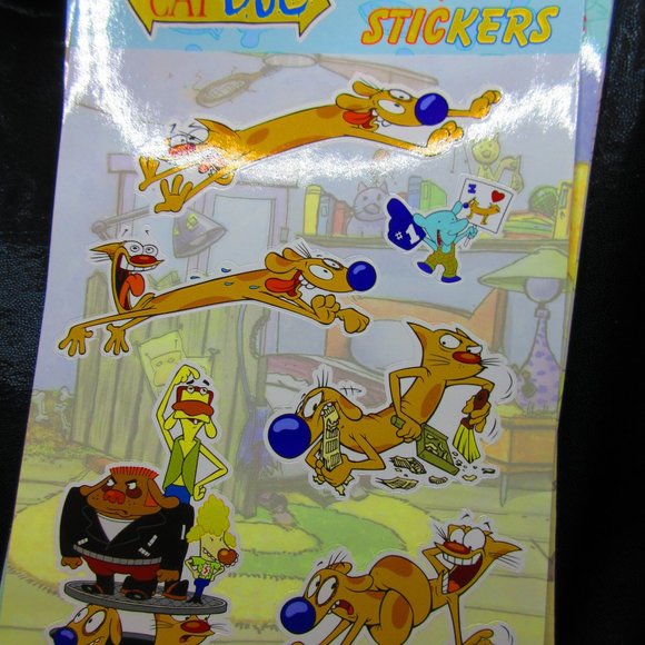 Angry Beavers Rocket Power CatDog Wild Thornberries Stickers Nick Box EXCLUSIVE - Picture 5 of 6